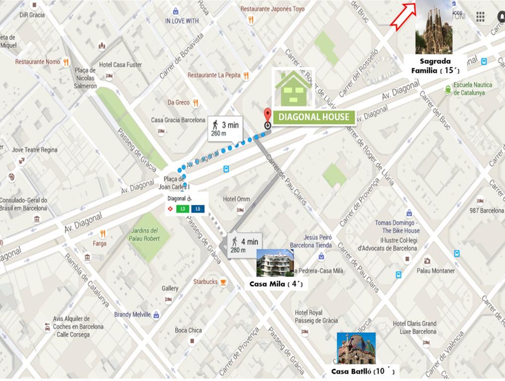 Diagonal House Hostel Барселона Екстер'єр фото